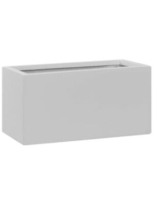 Кашпо Fiberstone balcony xs matt white L40 W20 H20 см