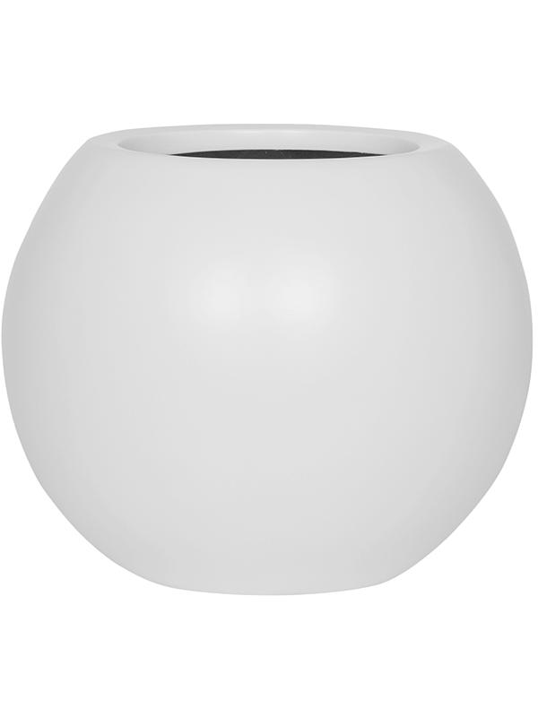 Кашпо Fiberstone beth xs matt white D25 H21 см