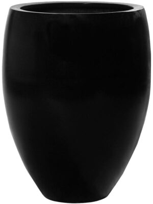 Кашпо Fiberstone bond m black D48 H62 см
