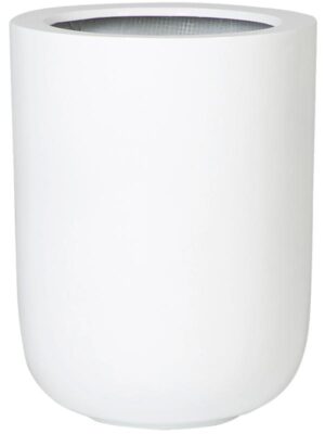 Кашпо Fiberstone dice l glossy white D34 H44 см