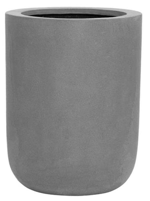Кашпо Fiberstone dice l grey D34 H44 см