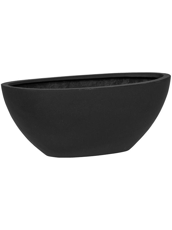 Кашпо Fiberstone dorant m matt black L53 W23 H21 см