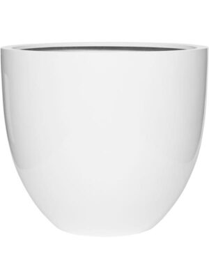 Кашпо Fiberstone jesslyn l glossy white D70 H61 см