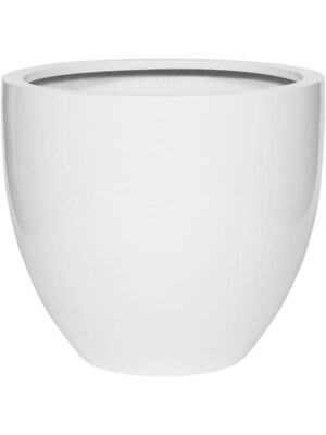 Кашпо Fiberstone jesslyn s glossy white D50 H44 см