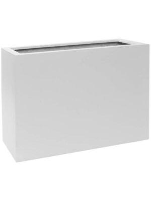 Кашпо Fiberstone jort l matt white L95 W38 H72 см