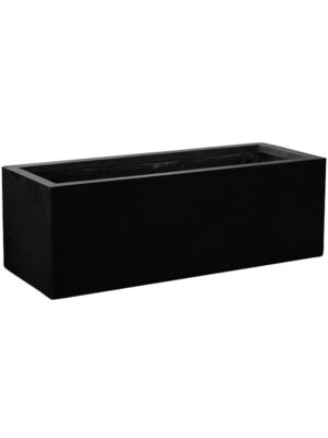 Кашпо Fiberstone jort s black L120 W45 H40 см