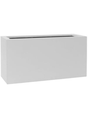 Кашпо Fiberstone jort s matt white L80 W30 H40 см