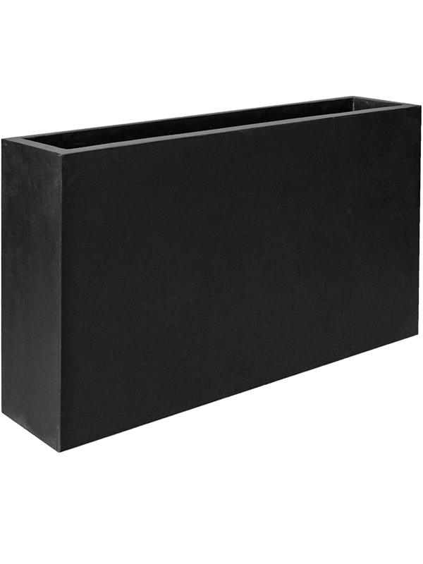 Кашпо Fiberstone jort slim s black L91 W20 H50 см