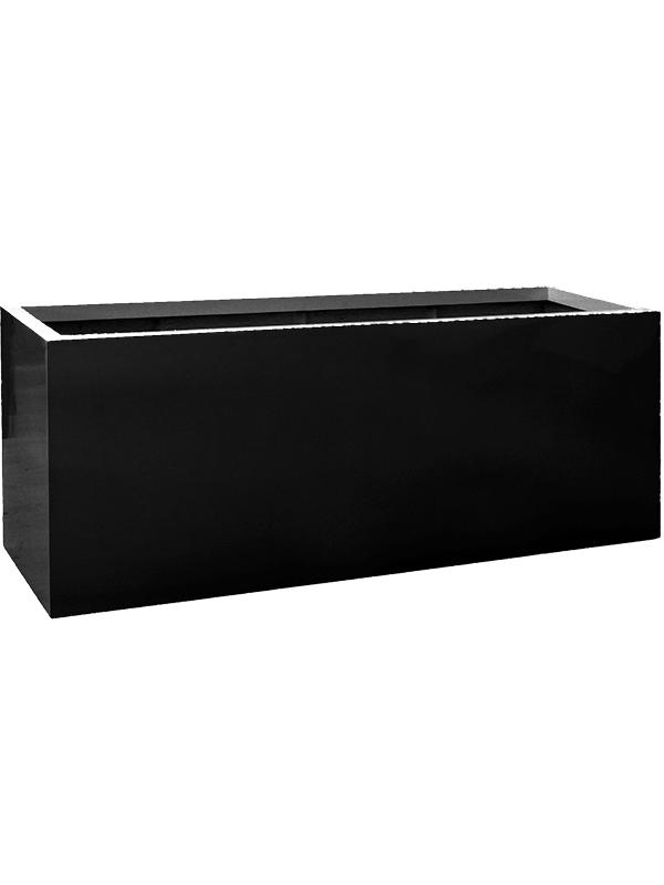 Кашпо Fiberstone jumbo jort xl black L200 W60 H75 см