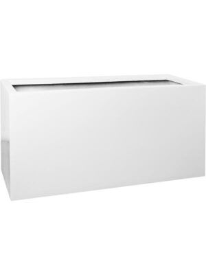 Кашпо Fiberstone jumbo jort xl glossy white L150 W60 H75 см