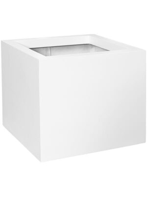 Кашпо Fiberstone jumbo m matt white L70 W70 H62 см