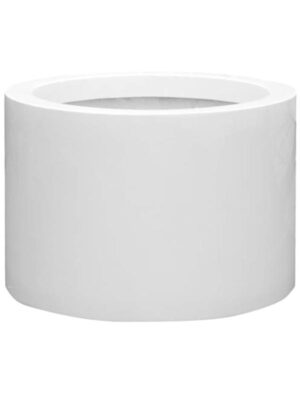 Кашпо Fiberstone jumbo max middle high l glossy white D90 H60 см