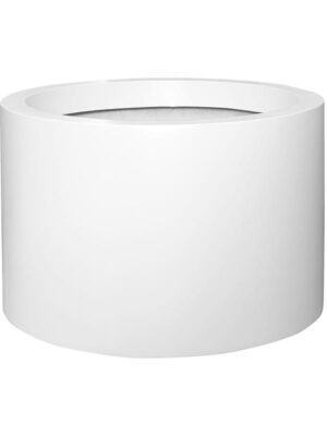 Кашпо Fiberstone jumbo max middle high l matt white D90 H60 см