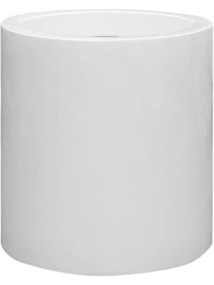 Кашпо Fiberstone jumbo max middle high m glossy white D70 H50 см