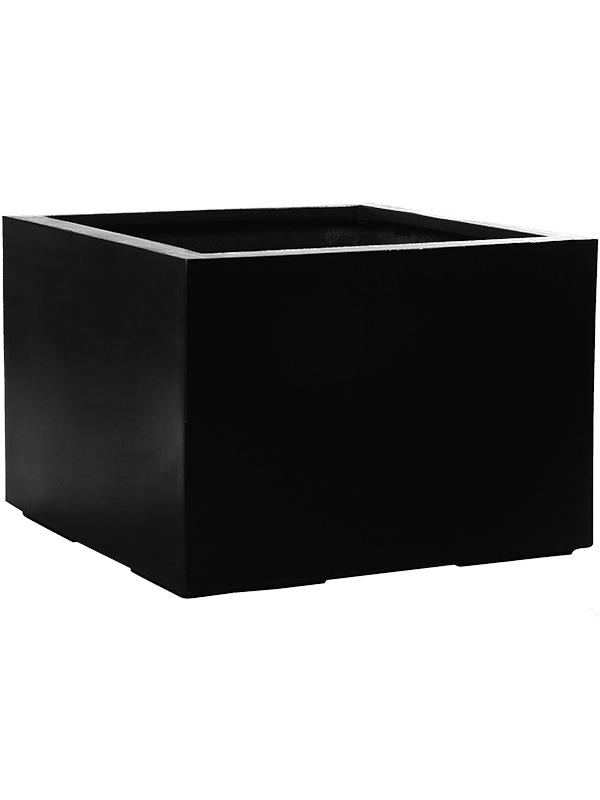 Кашпо Fiberstone jumbo middle high m black L70 W70 H53 см
