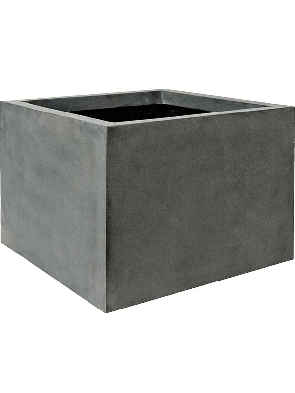 Кашпо Fiberstone jumbo middle high xxl grey L140 W140 H90 см