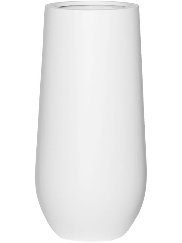 Кашпо Fiberstone nax m matt white D35 H70 см