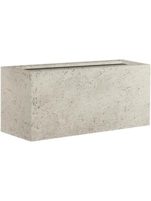 Кашпо Grigio box antique white concrete L90 W40 H40 см