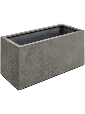 Кашпо Grigio box with wheels natural concrete L100 W50 H50 см