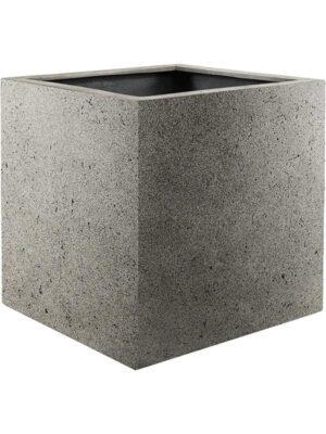 Кашпо Grigio cube natural concrete L80 W80 H80 см