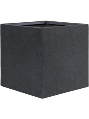 Кашпо Grigio cube with wheels anthracite L40 W40 H40 см
