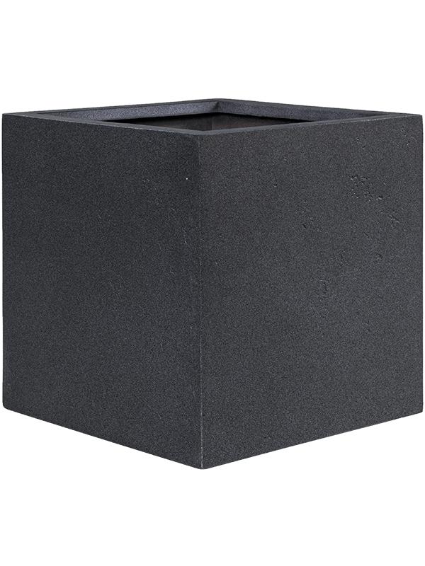 Кашпо Grigio cube with wheels anthracite L40 W40 H40 см