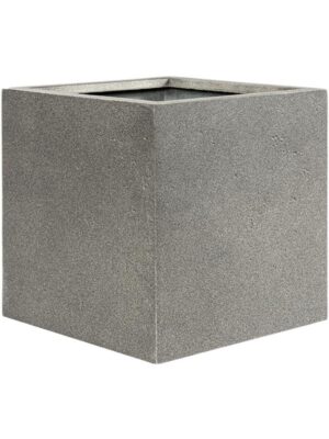 Кашпо Grigio cube with wheels natural concrete L40 W40 H40 см