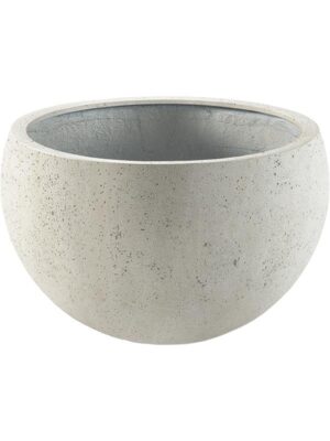 Кашпо Grigio elena antique white concrete D50 H31 см