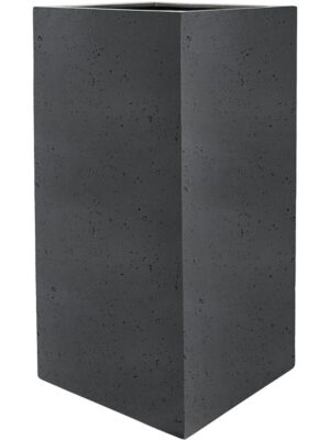 Кашпо Grigio high cube anthracite concrete L30 W30 H80 см