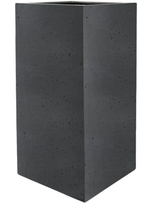 Кашпо Grigio high cube anthracite concrete L40 W40 H100 см