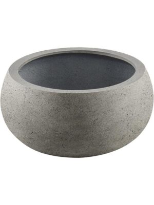 Кашпо Grigio low balloon natural concrete D114 H54 см