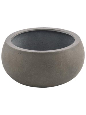 Кашпо Grigio low balloon natural concrete D40 H18 см