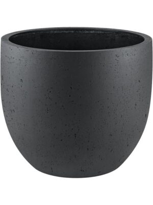 Кашпо Grigio new egg pot anthracite concrete D36 H31 см