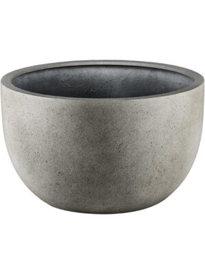 Кашпо Grigio new egg pot low natural concrete D80 H47 см