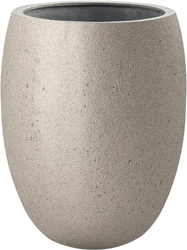 Кашпо Grigio tall balloon metallic champagne D55 H68 см
