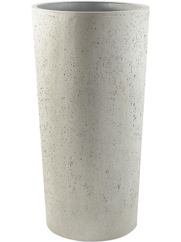 Кашпо Grigio vase tall antique white concrete D36 H68 см