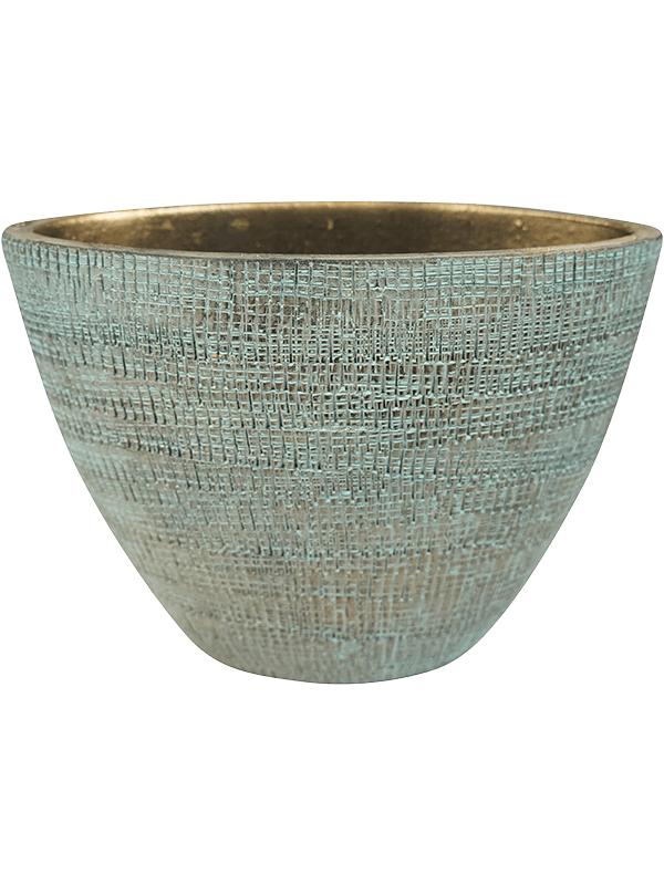 Кашпо Ryan planter shiny blue L33 W16 H25 см