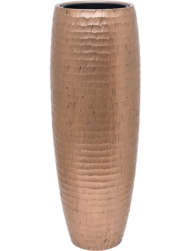 Кашпо Baq opus hammered partner gold (с техническим горшком) D35 H97 см