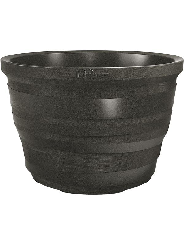 Кашпо Otium lignum black cork D81 H55 см