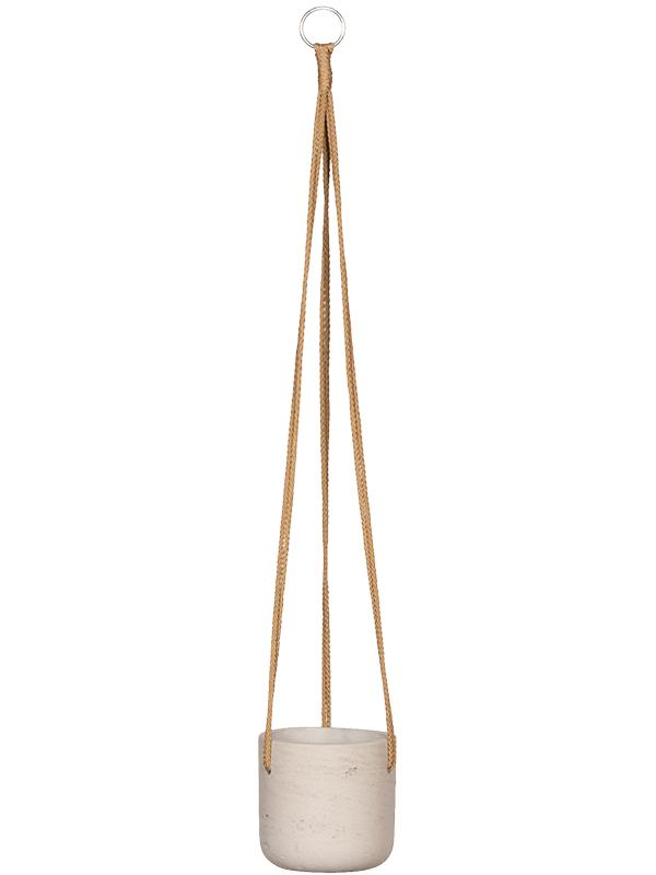 Кашпо подвесное Rough charlie (hanging) xs grey washed D12 H12 см