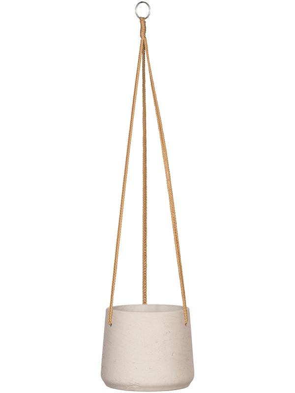 Кашпо подвесное Rough patt (hanging) l grey washed D20 H17 см