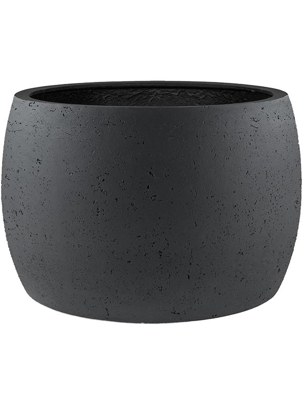 Кашпо Grigio modern bowl anthracite D50 H31 см