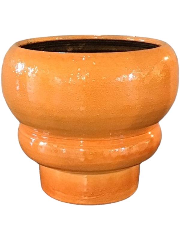 Кашпо Jump pot pale orange D25 H22 см