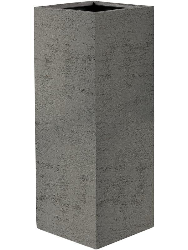 Кашпо Terreno high cube clay L40 W40 H100 см