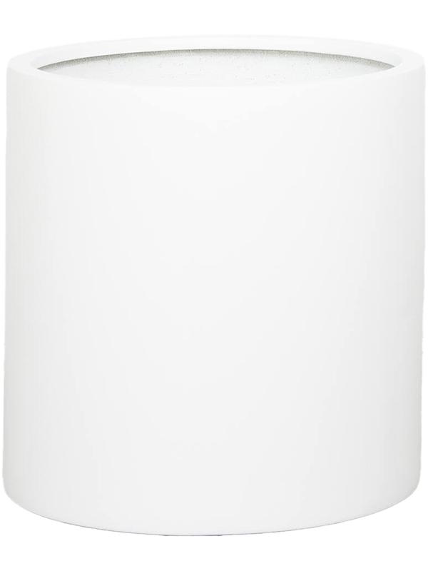 Кашпо Fiberstone max s glossy white D29 H29 см