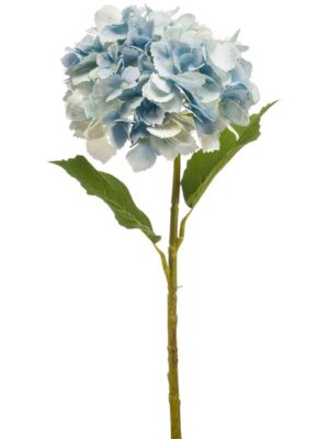 Hydrangea light blue (real touch) W17 H52 см