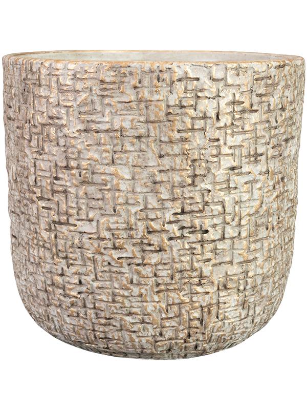 Кашпо Maxim pot shiny sand D24 H22 см
