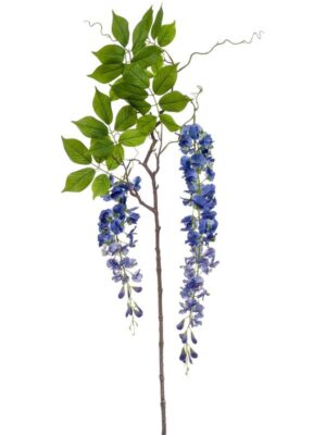 Wisteria branch blue W30 H145 см