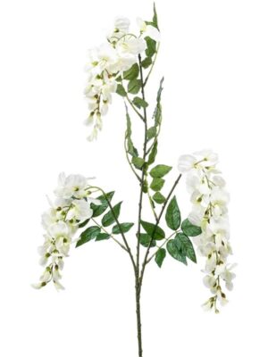 Wisteria branch cream H70 см