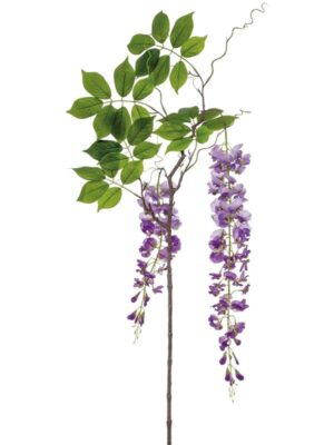 Wisteria branch light purple W30 H145 см